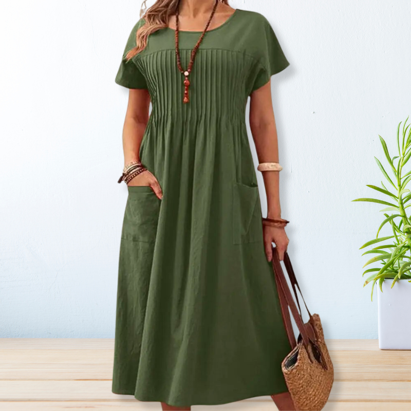 LD | Moeiteloze elegantie midi-jurk