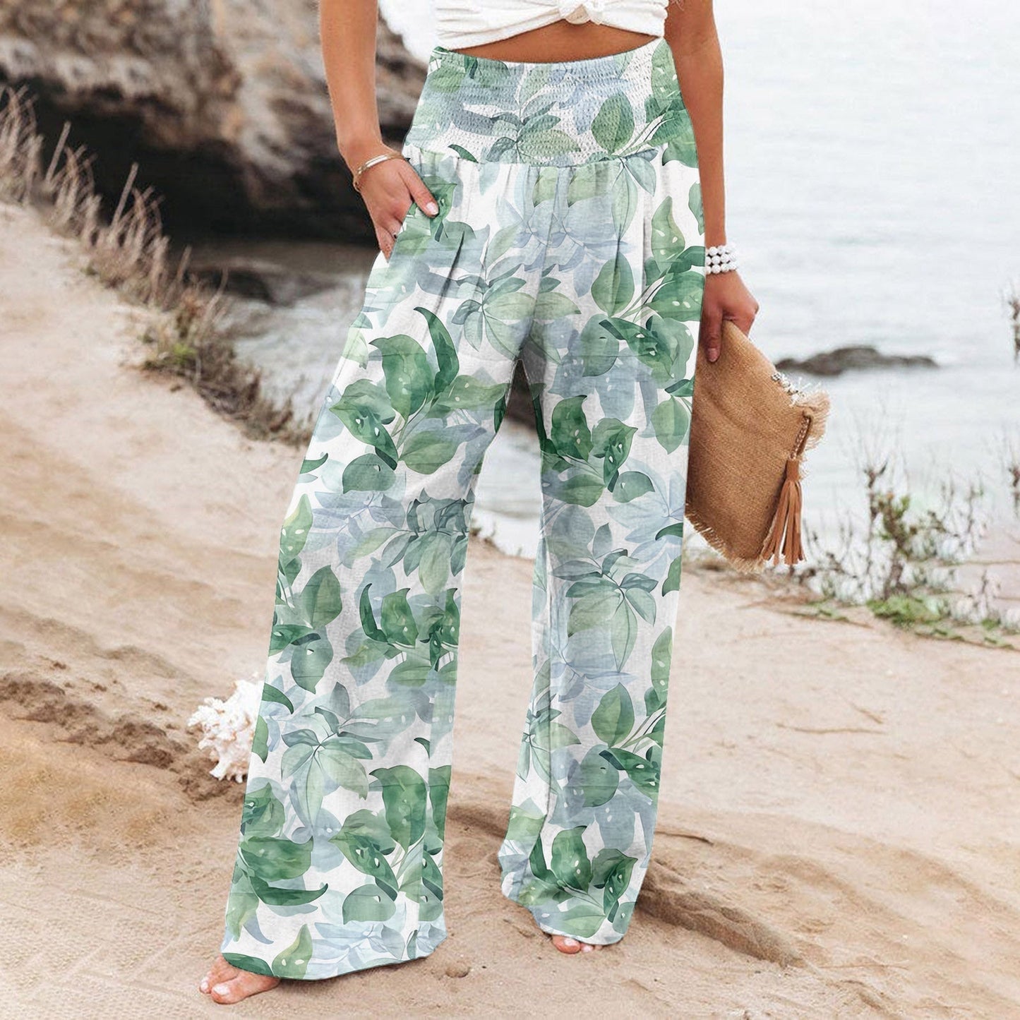 LD | Stijlvolle & comfortabele broek met print