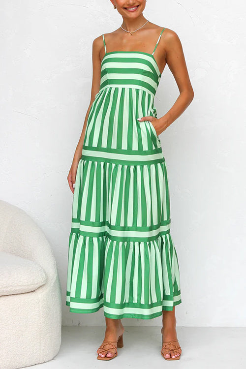 LD | Ava zonsondergang maxi jurk