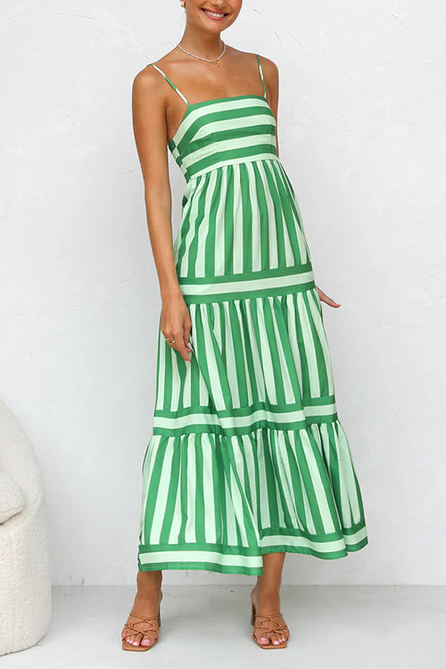 LD | Ava zonsondergang maxi jurk