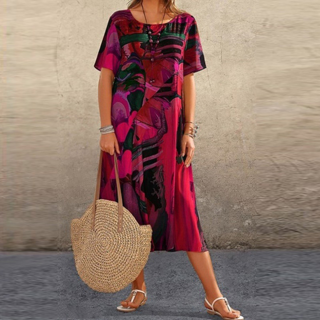 LD | Moeiteloze off-the-shoulder maxi jurk