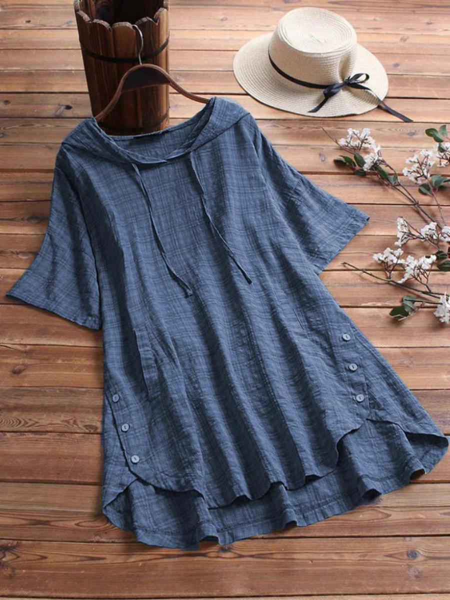 LD | Vintage & Stijlvolle Losse Blouse
