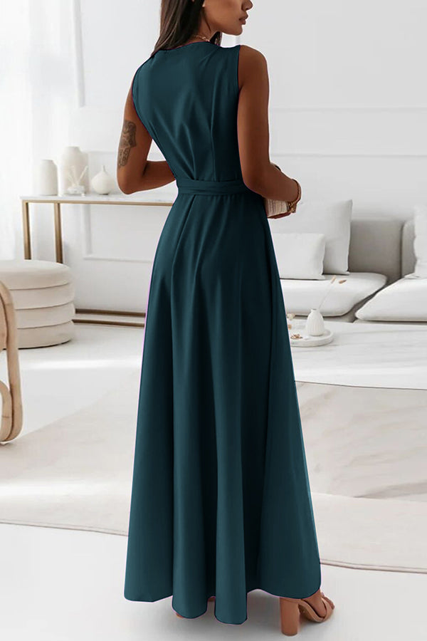 LD | Wrap band maxi jurk