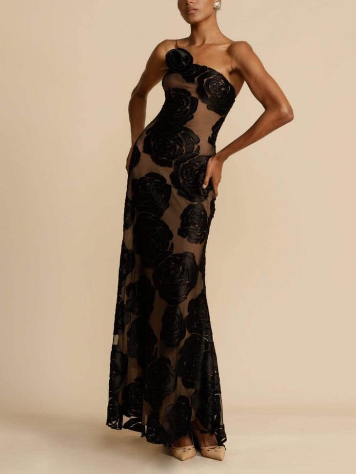 LD | Sara : Bloemige maxi jurk