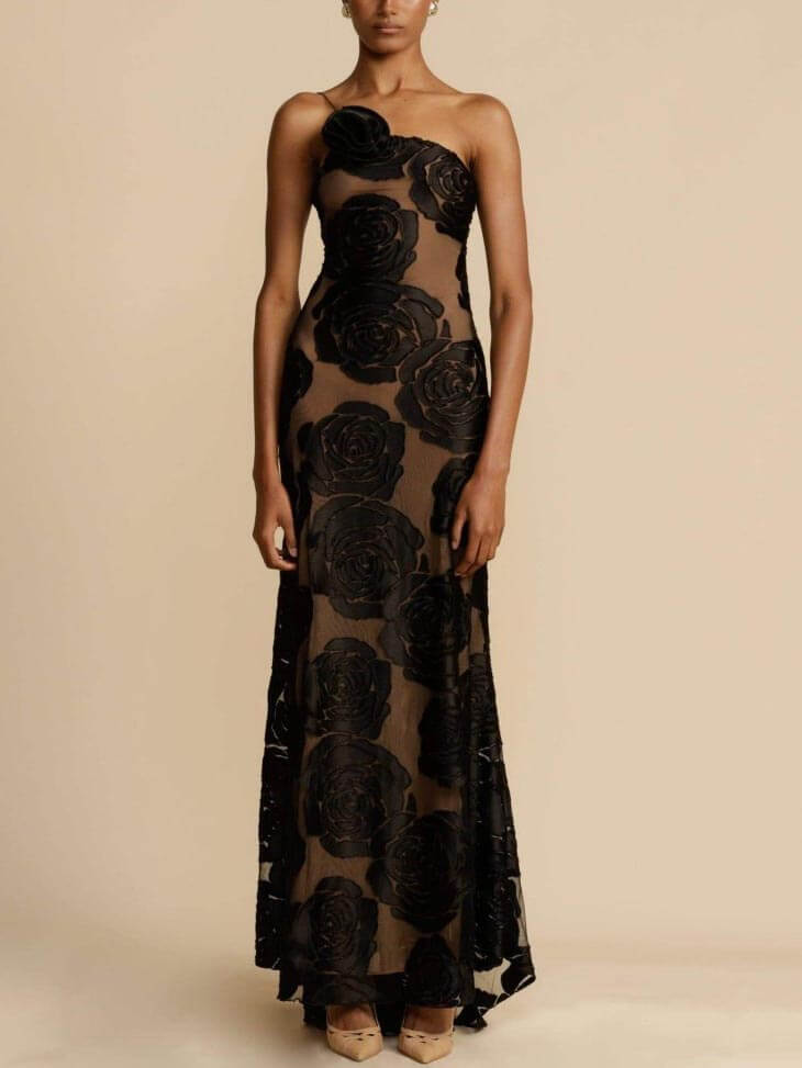 LD | Sara : Bloemige maxi jurk