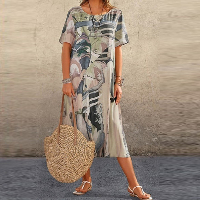 LD | Moeiteloze off-the-shoulder maxi jurk