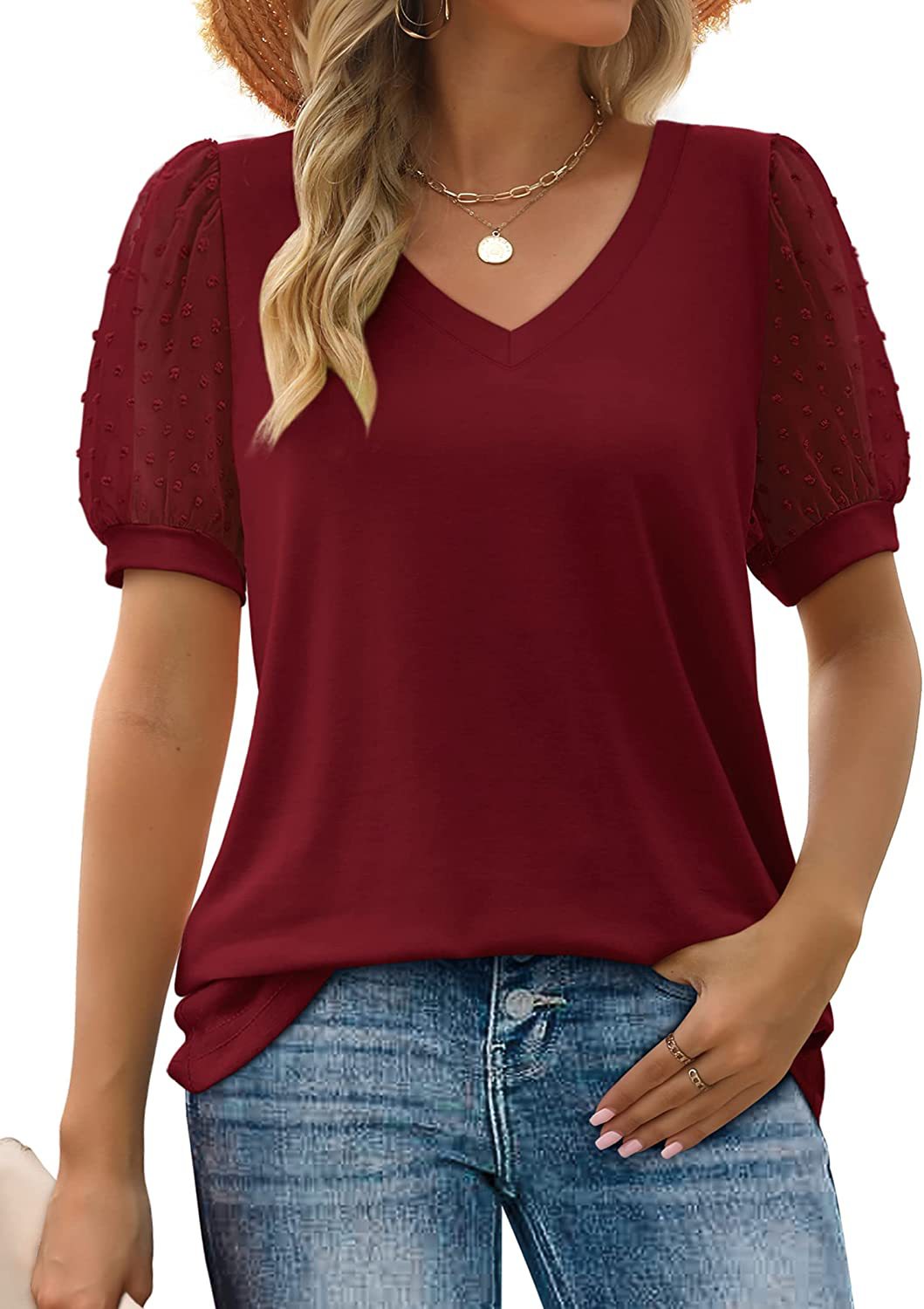 LD | Chique gelaagde blouse met een flatterend model