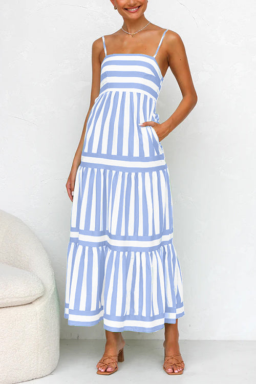 LD | Ava zonsondergang maxi jurk