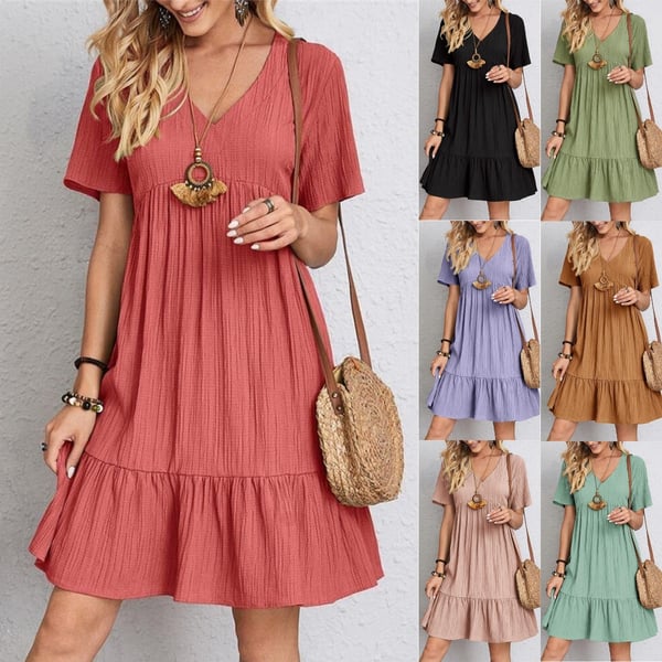 LD | Roberta - Retro dameskleding met V-hals