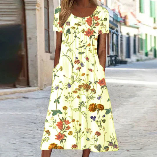 LD | Zomerjurk met boho bloemenpatroon