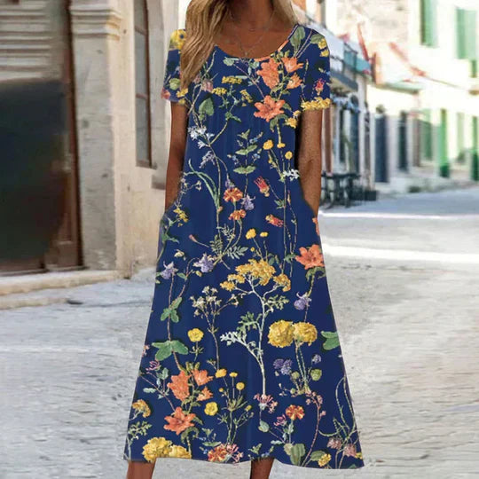 LD | Zomerjurk met boho bloemenpatroon