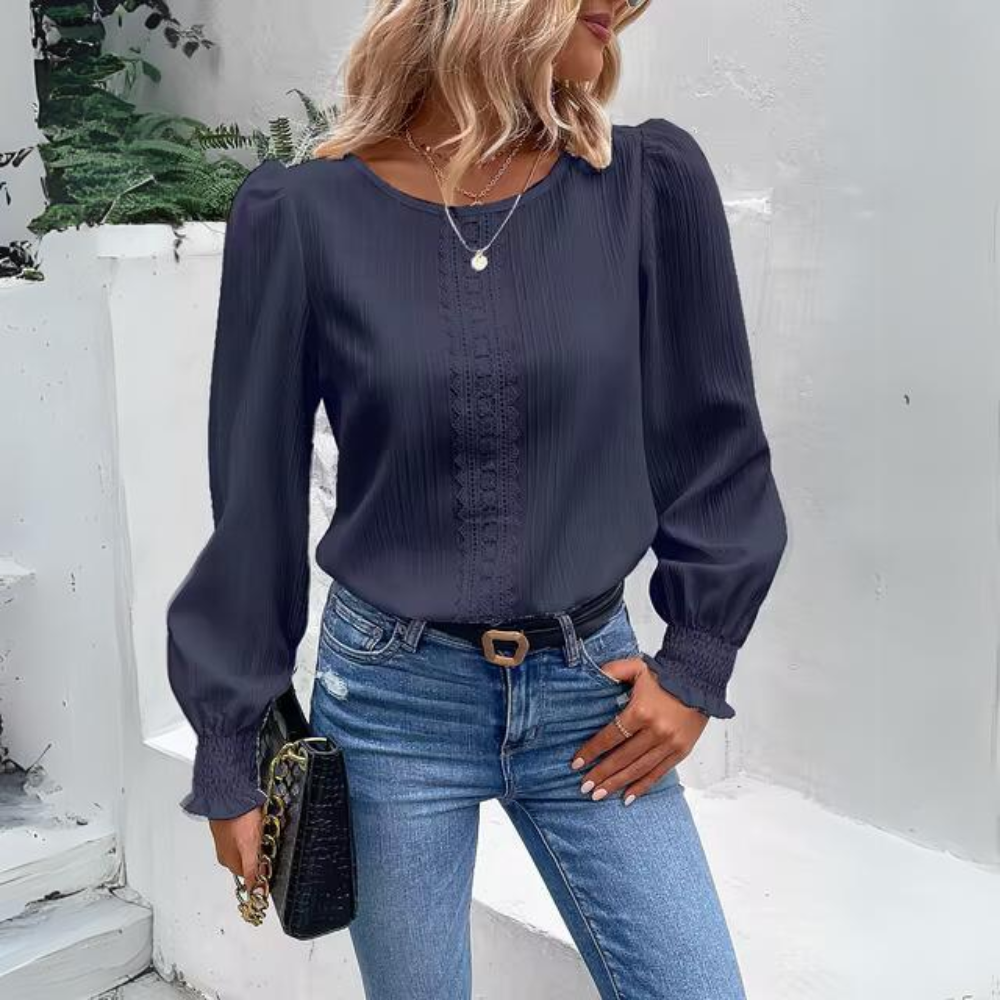 Moderne en veelzijdige winterblouse