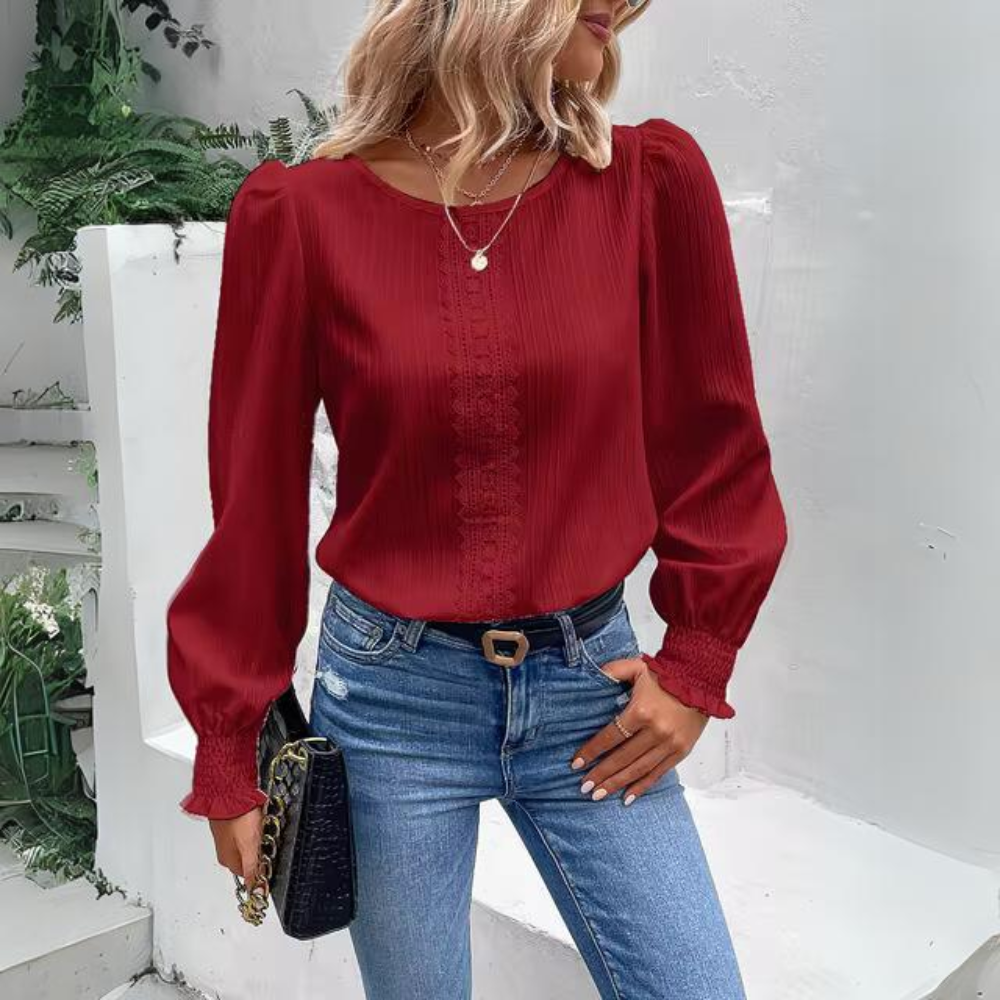 Moderne en veelzijdige winterblouse