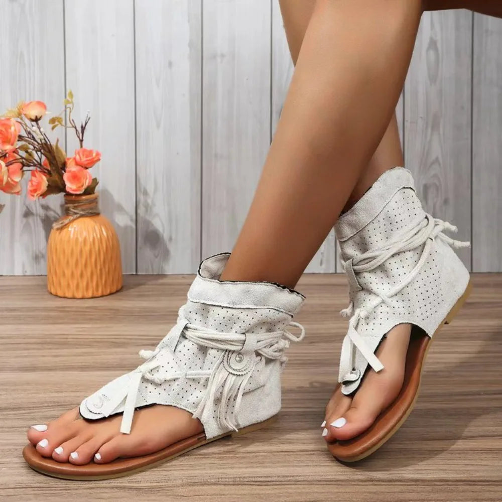 LD | sandalen met franjes