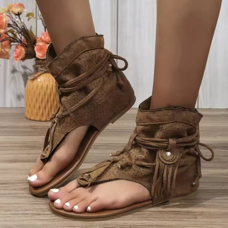 LD | sandalen met franjes