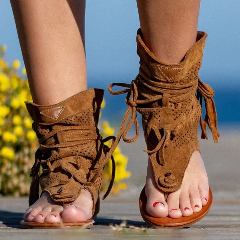 LD | sandalen met franjes
