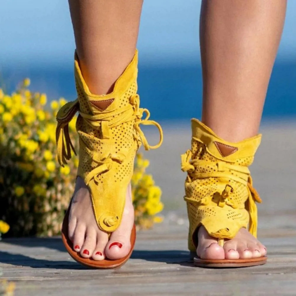 LD | sandalen met franjes