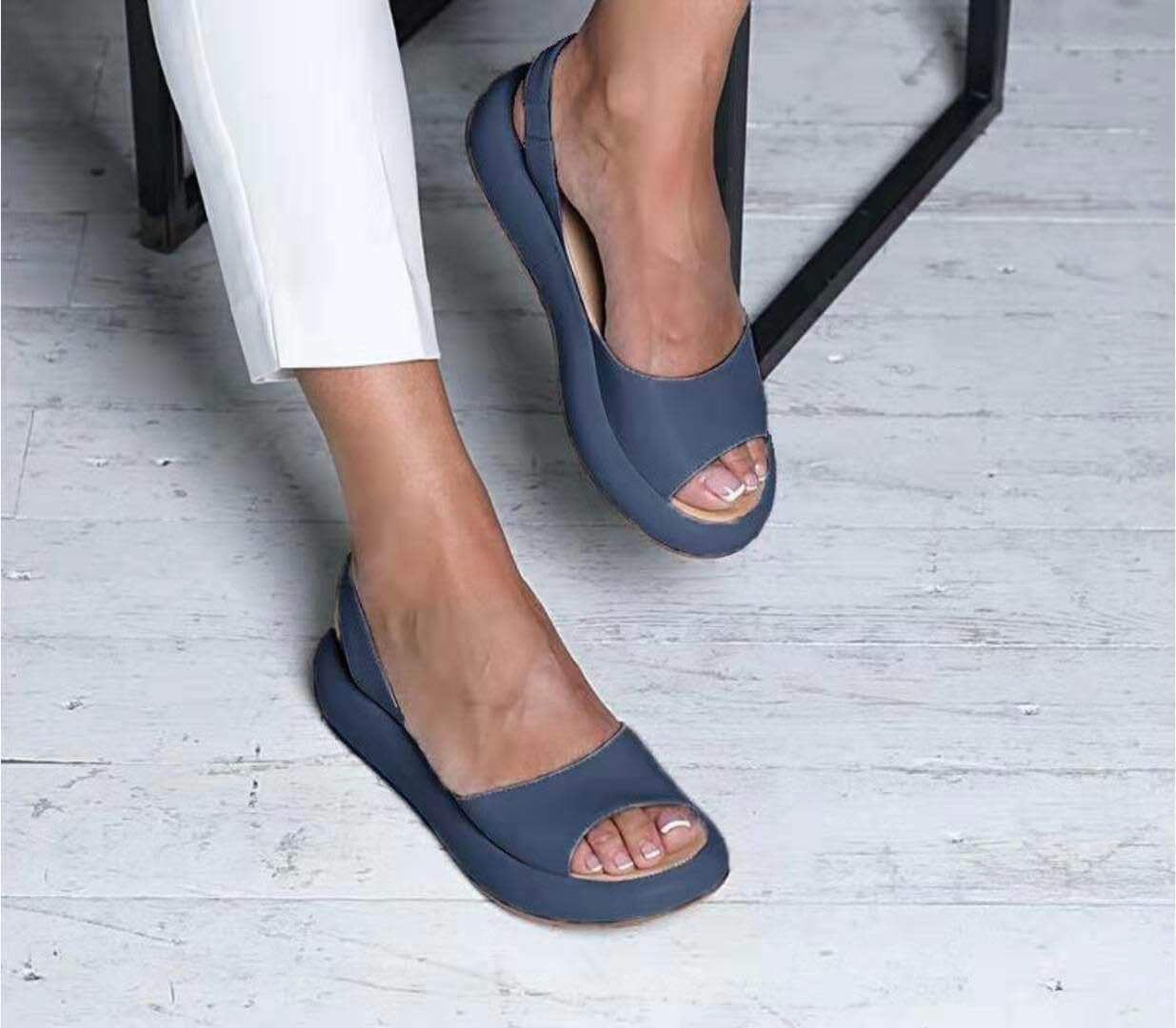 LD | platte lente-zomersandalen voor vrouwen