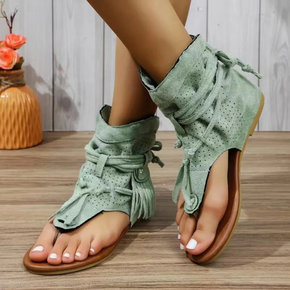 LD | sandalen met franjes