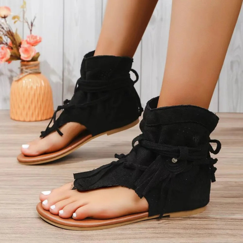 LD | sandalen met franjes