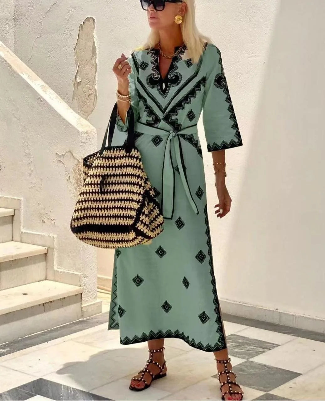 LD | Vintage linnen jurk