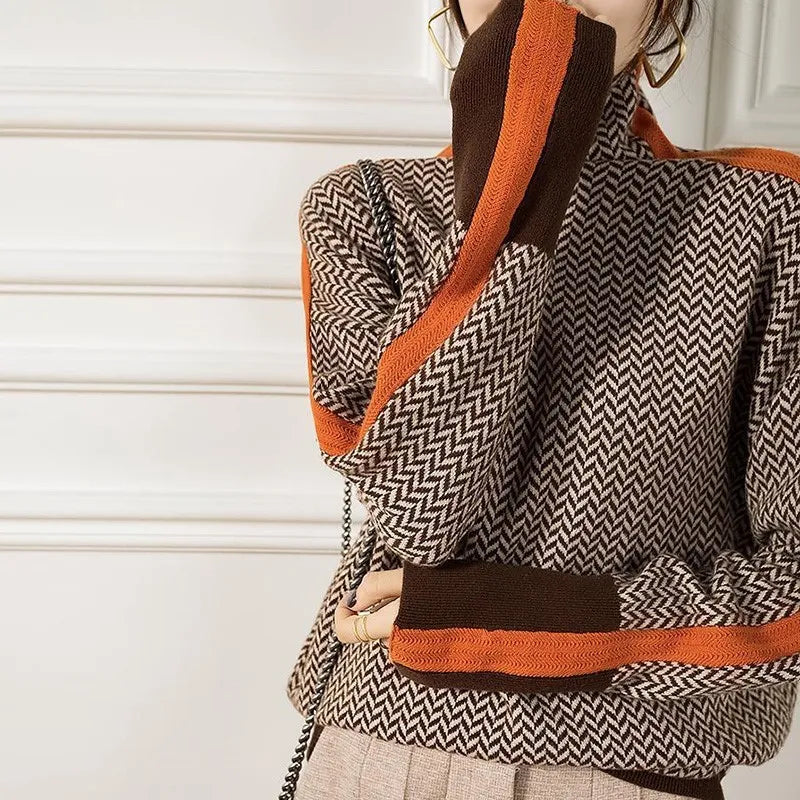 LD | Moderne chique trui met schildpadhals