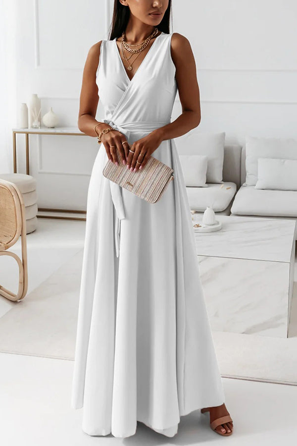 LD | Wrap band maxi jurk