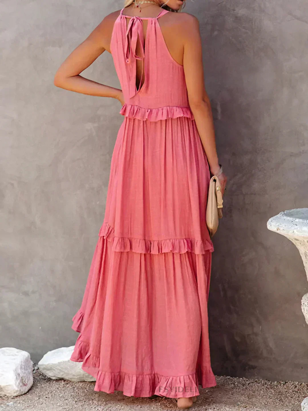 LD | Effortless Ruffle Maxi Dress