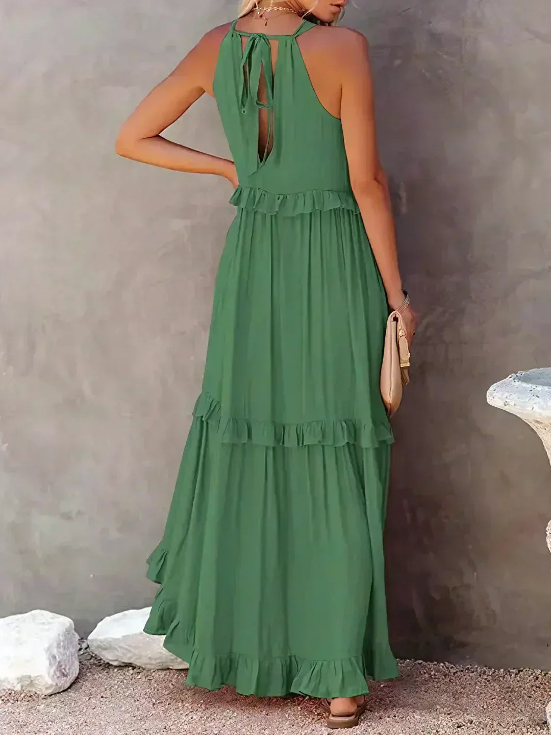 LD | Effortless Ruffle Maxi Dress