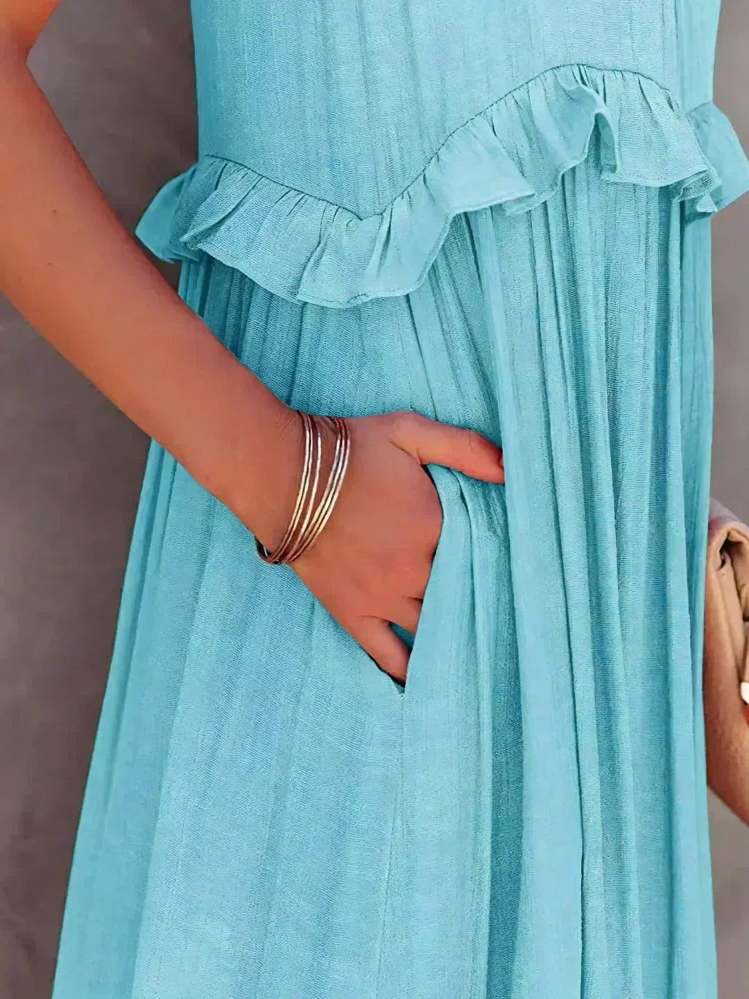 LD | Effortless Ruffle Maxi Dress