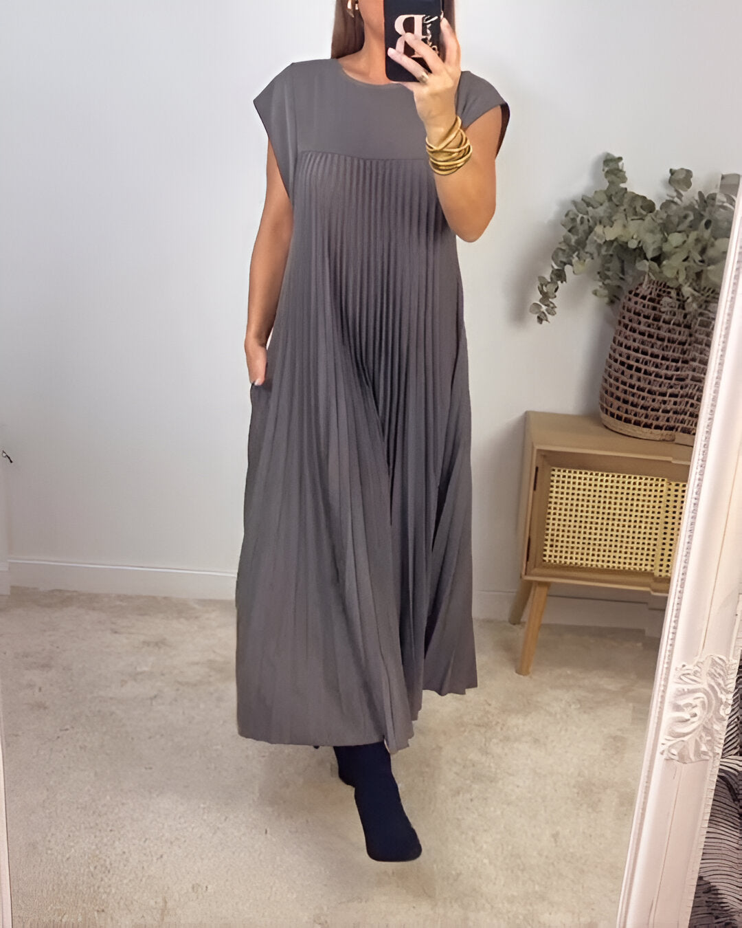 LD | elegante midi-jurk voor vrouwen