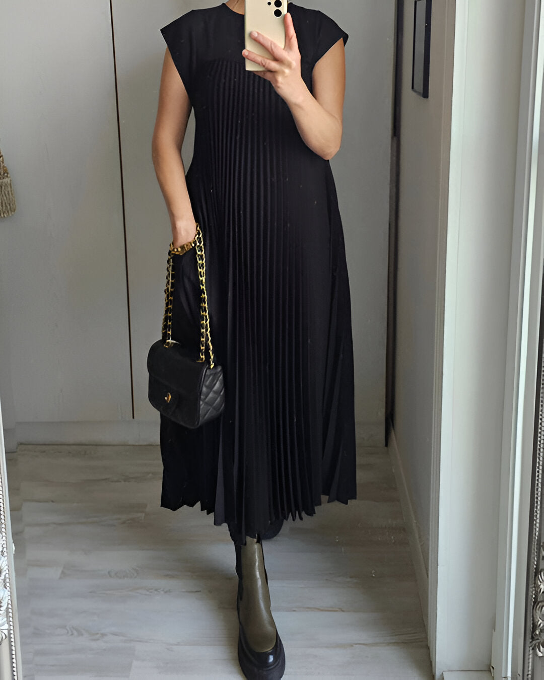 LD | elegante midi-jurk voor vrouwen