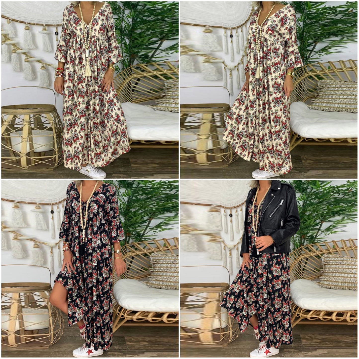 LD | "Narella" boho maxi jurk