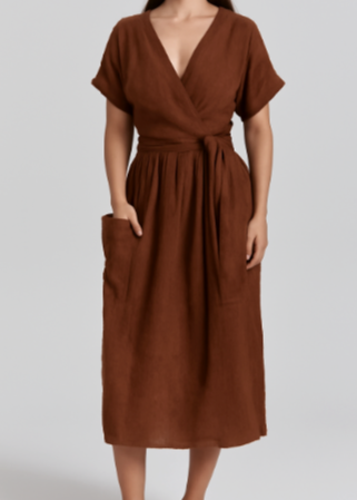 LD | elegante midi-jurk voor vrouwen