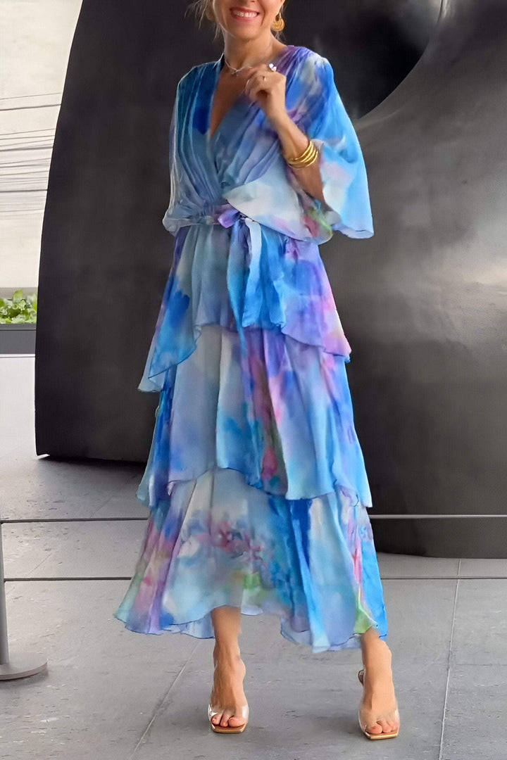 LD | geborduurde maxi jurk voor elegante avonden