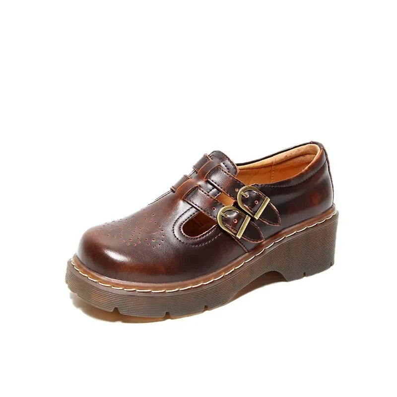 LD platte Oxford schoenen in Britse stijl