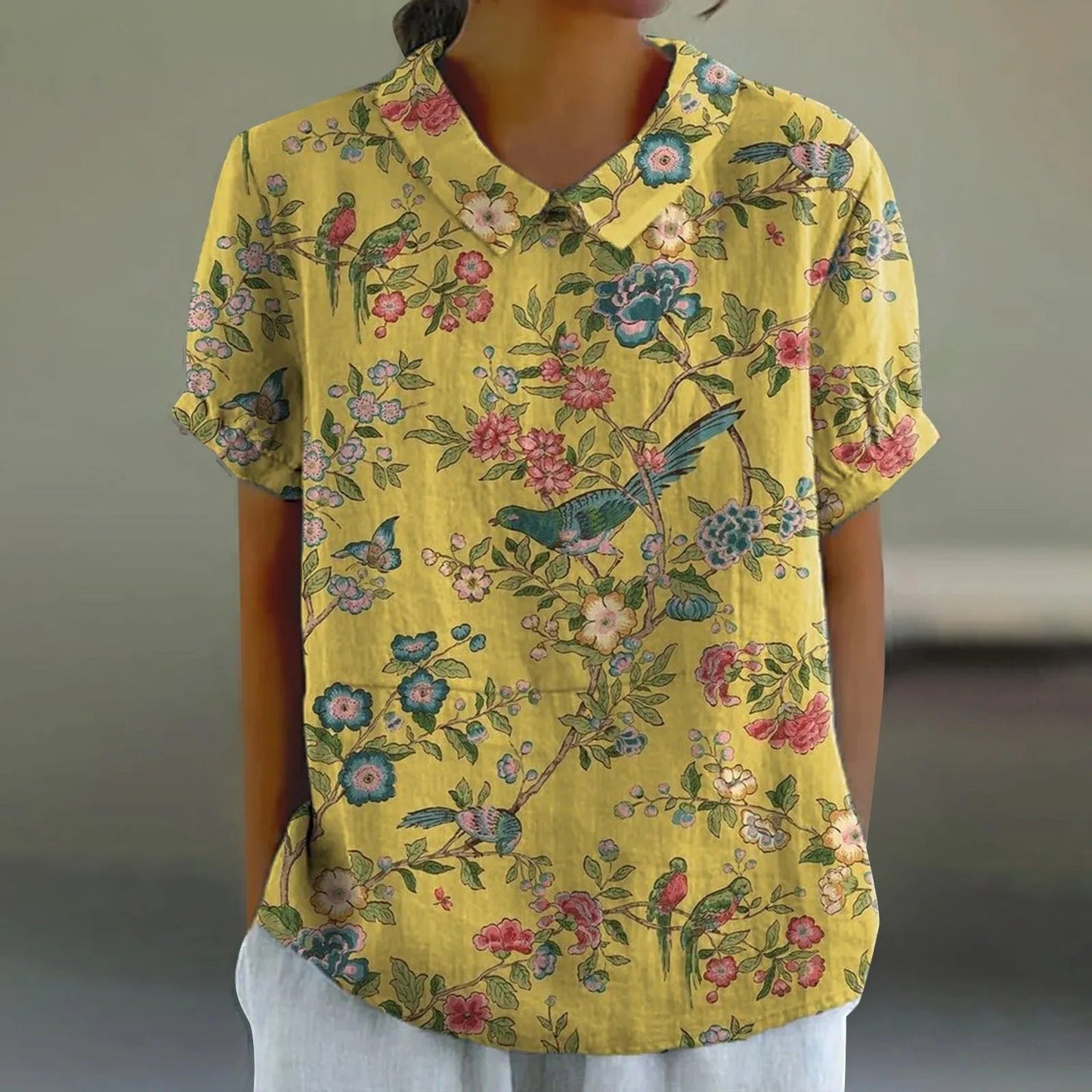 LD | Blouse met bloemenprint voor dames