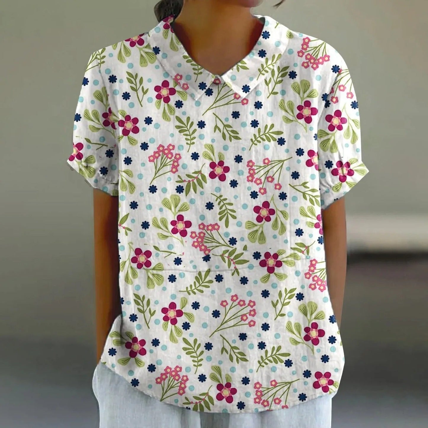 LD | Blouse met bloemenprint voor dames