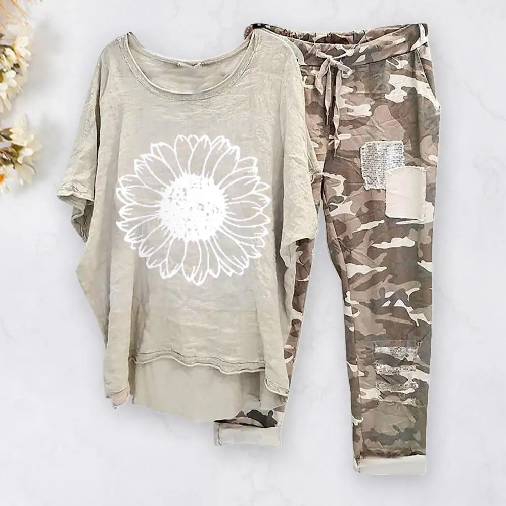 LD | Camouflagekleurige patchwork set