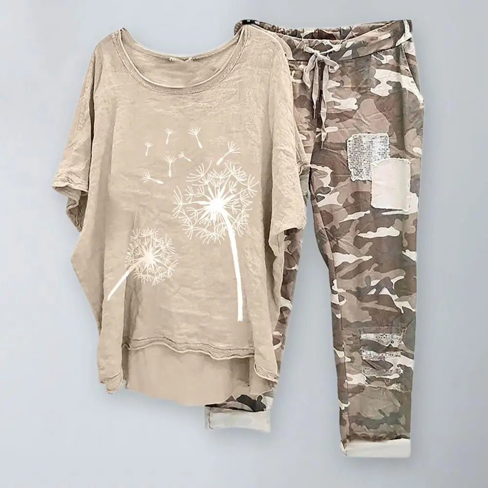 LD | Camouflagekleurige patchwork set
