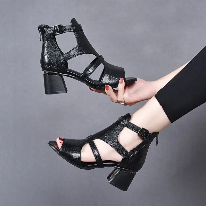 LD | Schoenen met hoge hak en verstelbare riem