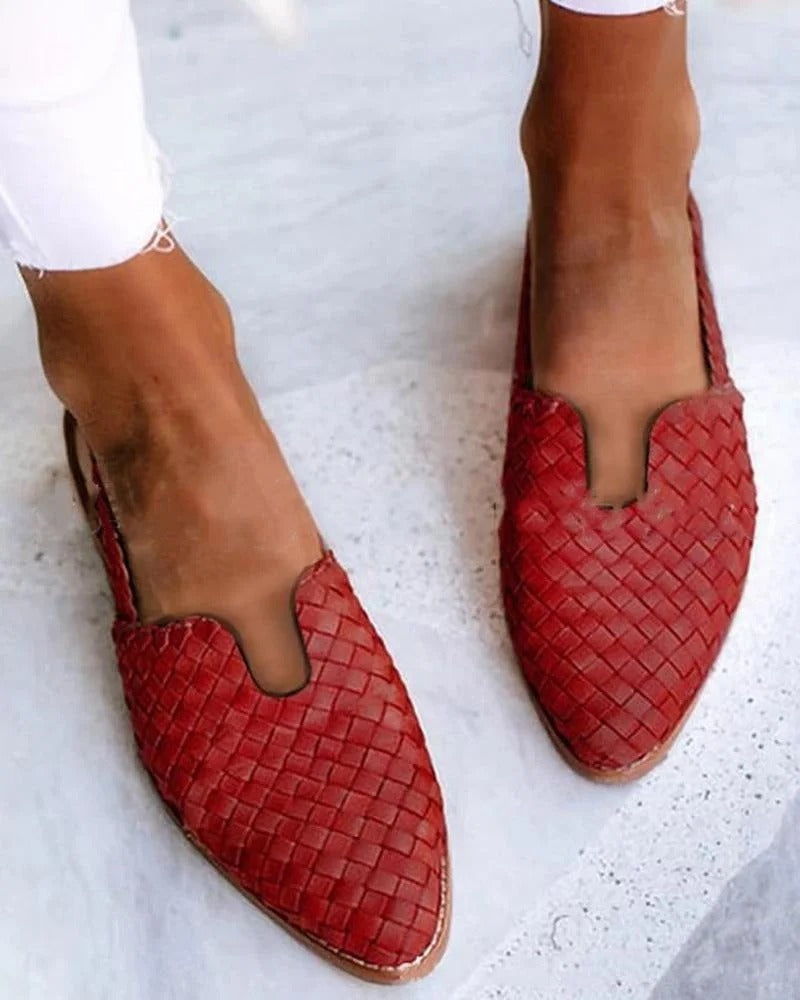 LD | Geweven slip-on flats