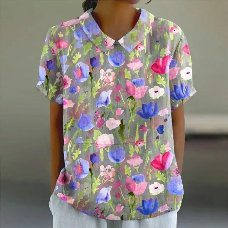 LD | Blouse met bloemenprint voor dames