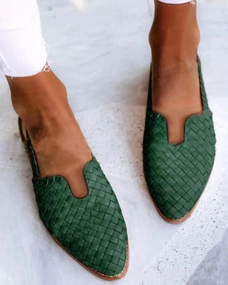 LD | Geweven slip-on flats