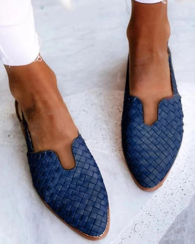 LD | Geweven slip-on flats