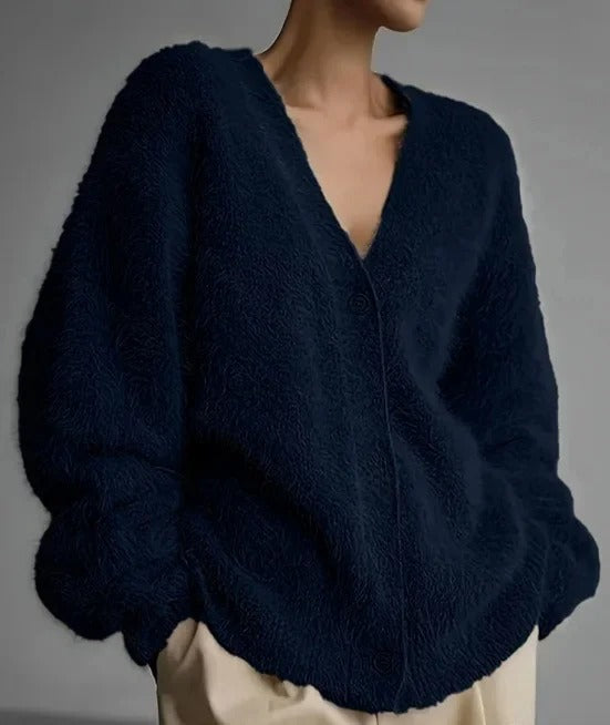 LD | pluizig off-the-shoulder vest