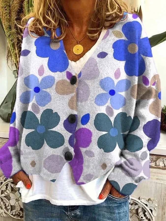 LD | Bedrukt vest met knoopsluiting