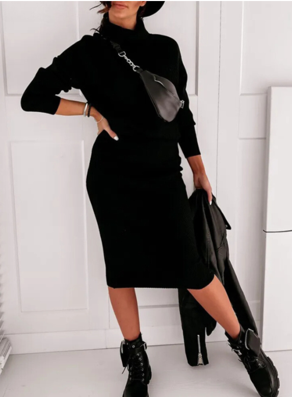LD | Elegante ribtrui en rok set