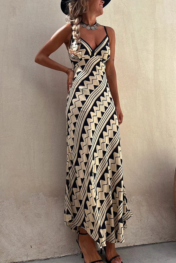 LD | Jurk met etnische print