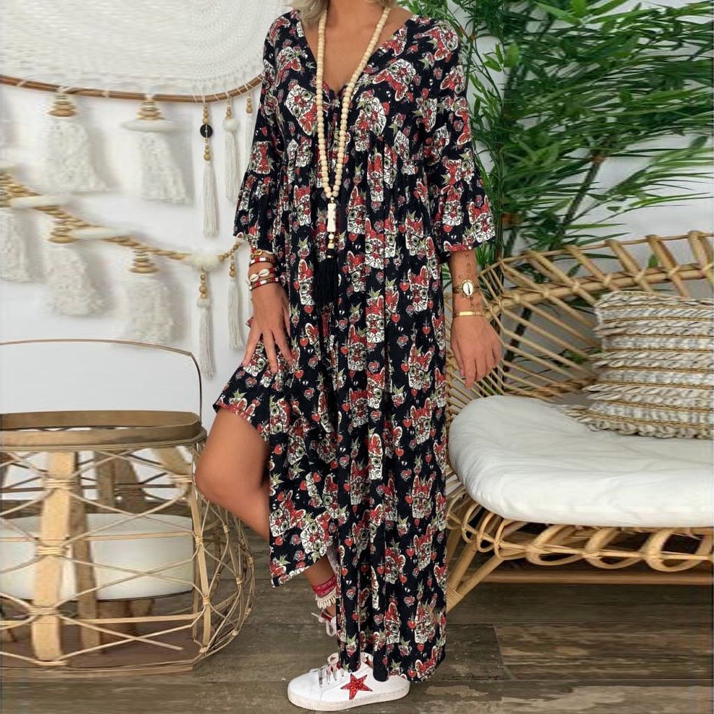 LD | "Narella" boho maxi jurk